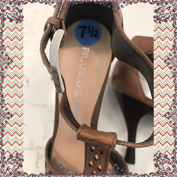 SOLD!! FRANCO SARTO HEELED SANDALS 💕💕💕 - Picture 2 of 8